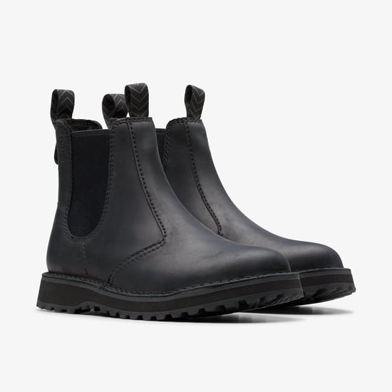 Solsbury Easy Black Leather Boots - Image 5