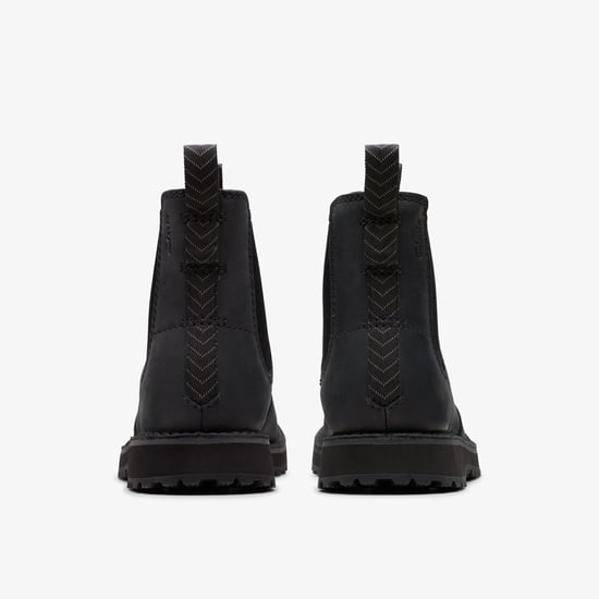 Solsbury Easy Black Leather Boots - Image 6