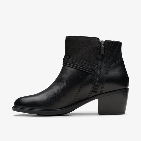 Neva Buckle Black Leather Stiefel - Image 3