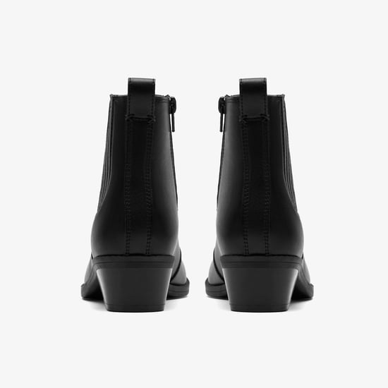 Danyelle Skip Black Leather Stiefel - Image 5