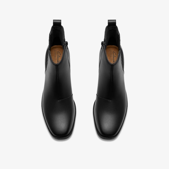 Danyelle Skip Black Leather Stiefel - Image 6