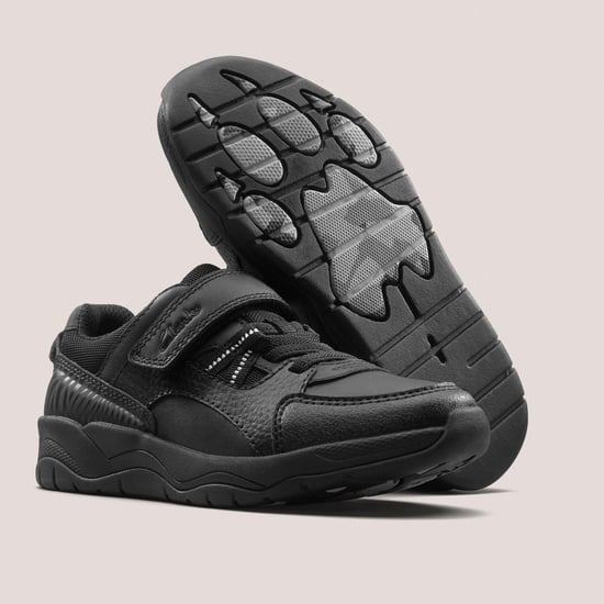 Clowder Stripe Kid Black Leather Schuhe - Image 5
