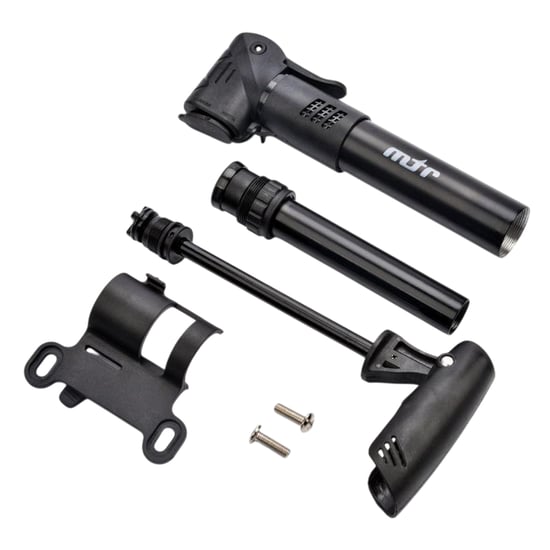 Meteor - Fahrradpumpe "Stroke", Mini (Schwarz) - Image 2