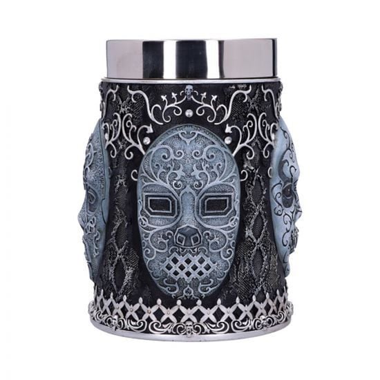 Harry Potter - "Neon Death Eater Mask" Humpen, Voldemort, 600ml (Schwarz) - Image 4