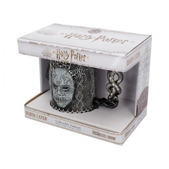 Harry Potter - "Neon Death Eater Mask" Humpen, Voldemort, 600ml (Schwarz) - Image 5