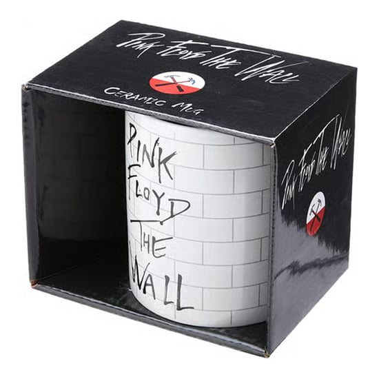 Pink Floyd - "The Wall" Kaffeebecher, 315ml (Weiß/Schwarz) - Image 3