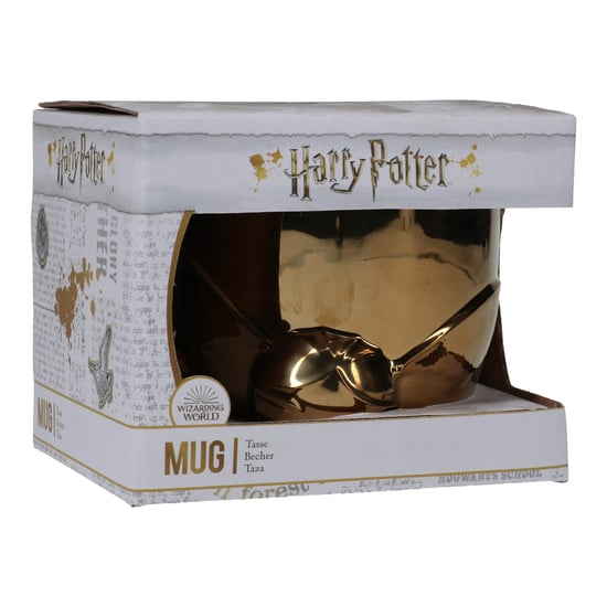 Harry Potter - "Snitch" Kaffeebecher, Geformt, 450ml (Golden) - Image 3