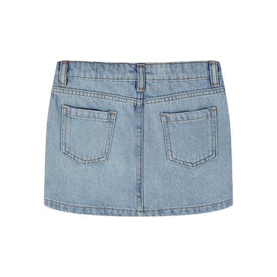 Minoti - Rock für Mädchen, Vorn geknöpft, Denim (Blau) - Image 2