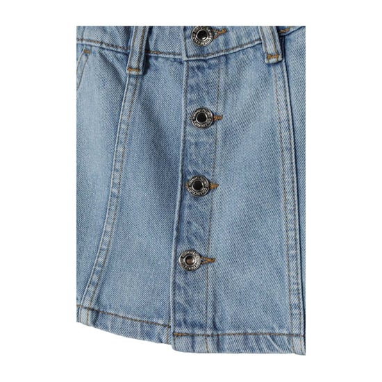 Minoti - Rock für Mädchen, Vorn geknöpft, Denim (Blau) - Image 3