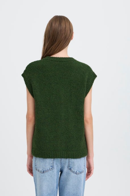Ärmellose IHBELABLUE Strickweste Loose fit - Image 3