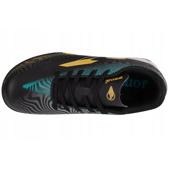 Joma - Kinder Künstlicher Boden Fußballschuhe "Evolution" (Schwarz/Gelb) - Image 3