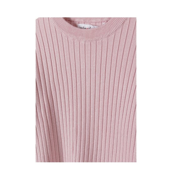 Minoti - Sweatshirt für Mädchen, Rüschen-Manschette, gerippt, Langärmlig (Pink) - Image 3