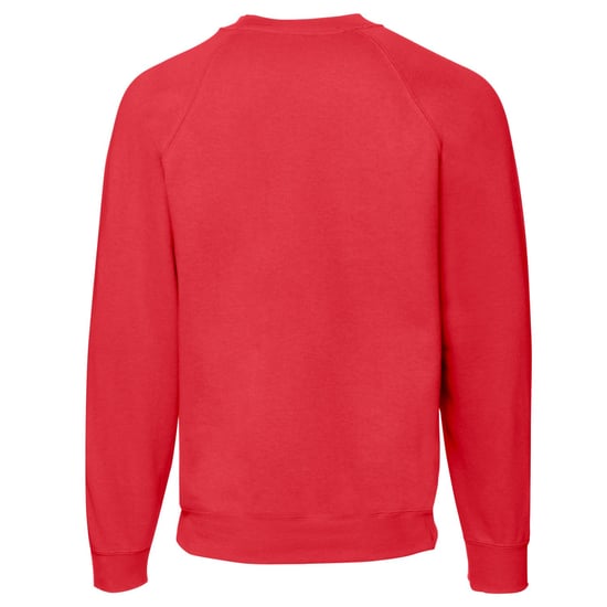 Fruit of the Loom - "Classic" Sweatshirt für Herren Raglanärmel (Rot) - Image 2