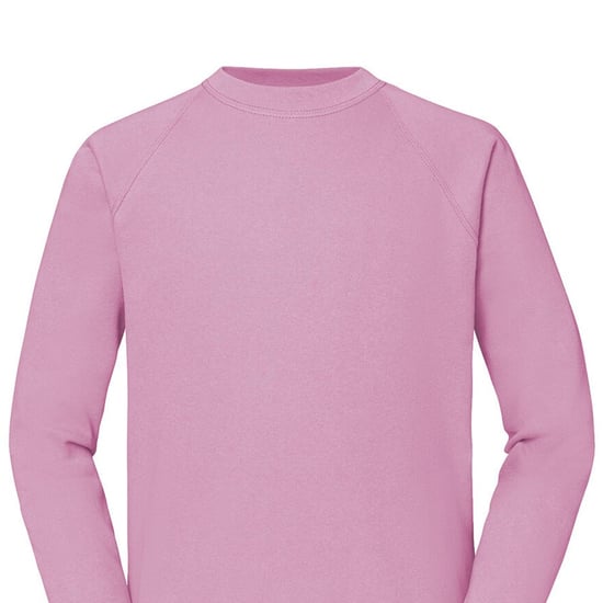 Fruit of the Loom - "Classic" Sweatshirt für Herren Raglanärmel (Hellrosa) - Image 2