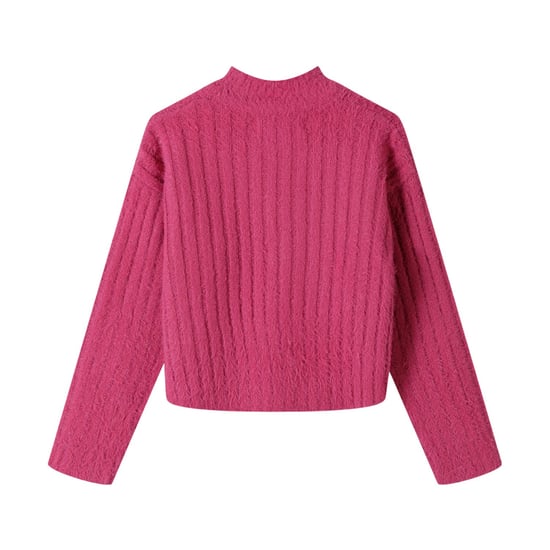 Minoti - Sweatshirt für Mädchen, Hoch geschnitten, Jerseyware (Pink) - Image 2