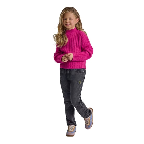Minoti - Sweatshirt für Mädchen, Hoch geschnitten, Jerseyware (Pink) - Image 4