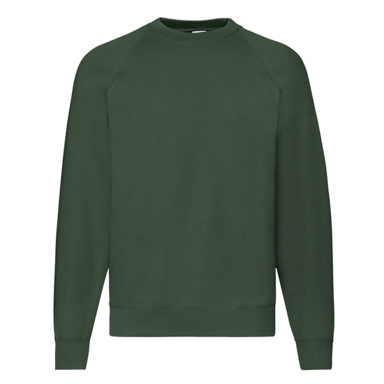 Fruit of the Loom - "Classic" Sweatshirt für Herren Raglanärmel (Flaschengrün) - Image 1