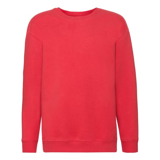 Fruit of the Loom - "Premium" Sweatshirt für Kinder angesetzte Ärmel (Rot) - Image 1