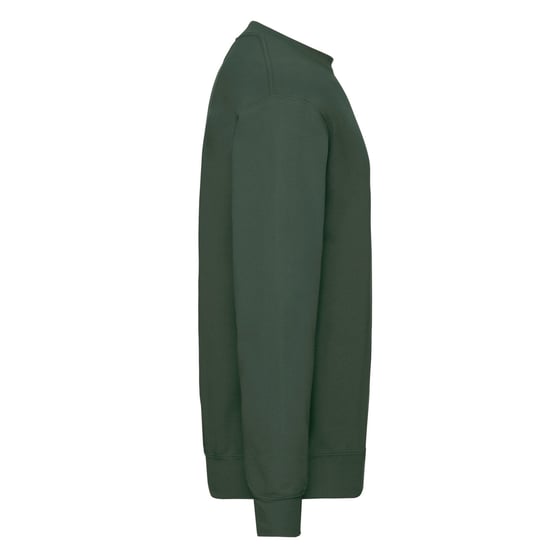 Fruit of the Loom - "Classic" Sweatshirt für Herren angesetzte Ärmel (Flaschengrün) - Image 3