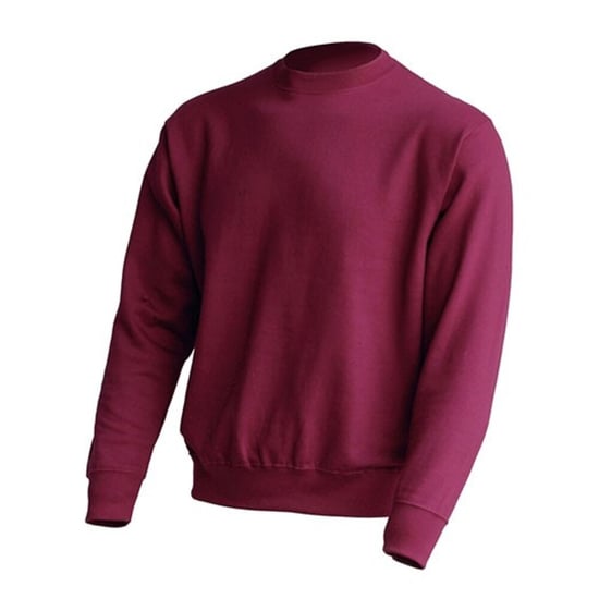 JHK - Sweatshirt Rundhalsausschnitt für Herren/Damen Unisex (Burgunderrot) - Image 1