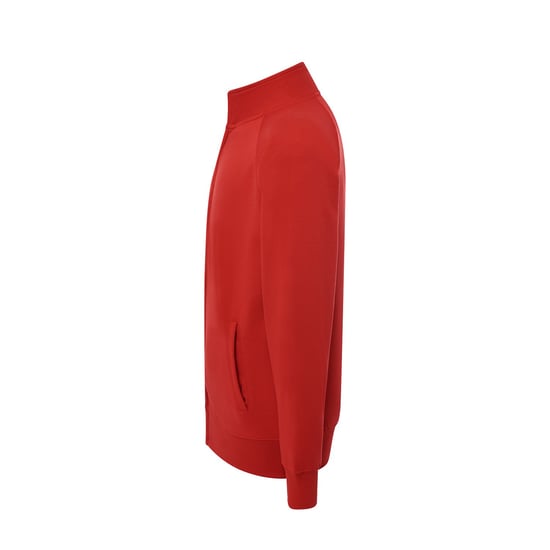 JHK - Sweatshirt Durchgehender Reißverschluss für Herren/Damen Unisex (Rot) - Image 3