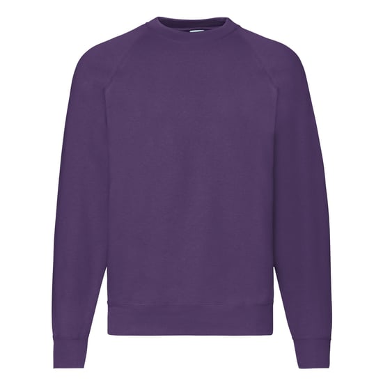 Fruit of the Loom - "Classic" Sweatshirt für Herren Raglanärmel (Violett) - Image 1