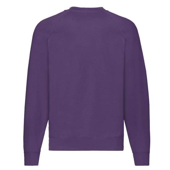 Fruit of the Loom - "Classic" Sweatshirt für Herren Raglanärmel (Violett) - Image 2