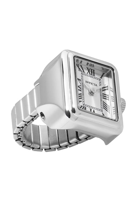 INVICTA Mini Ring 49894 Damenuhr - Quarzwerk - Edelstahl mit silbernem Zifferblatt - 18 mm - Image 2