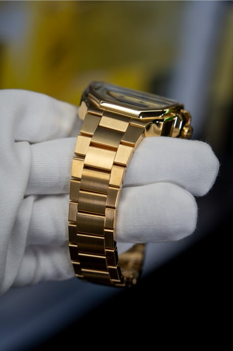INVICTA Reserve 50092 Herrenuhr - Automatikwerk - Edelstahl mit goldenem Zifferblatt - 45 mm - Image 4