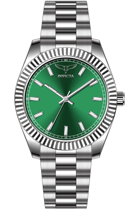Invicta Specialty 69016 Herrenarmbanduhr - Quartz Movement - Edelstahl mit Grün Zifferblatt - 40 mm - Image 1