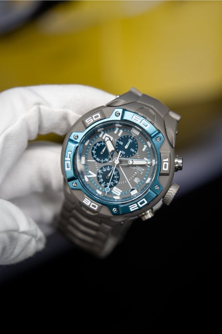 INVICTA Speedway 49881 Herrenuhr - Quarzwerk - Edelstahl mit grauem Zifferblatt - 50 mm - Image 5