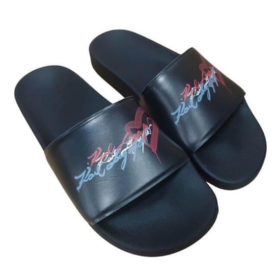 Karl Lagerfeld - Badesandale für Herren, Gummi (Schwarz) - Image 3