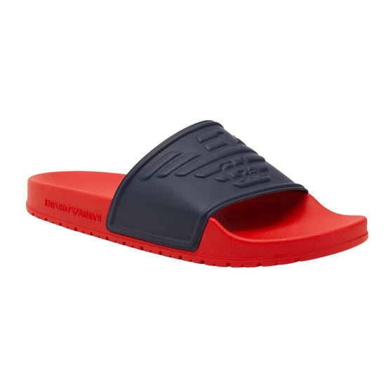 Emporio Armani - Badesandale für Herren (Marine/Rot) - Image 1
