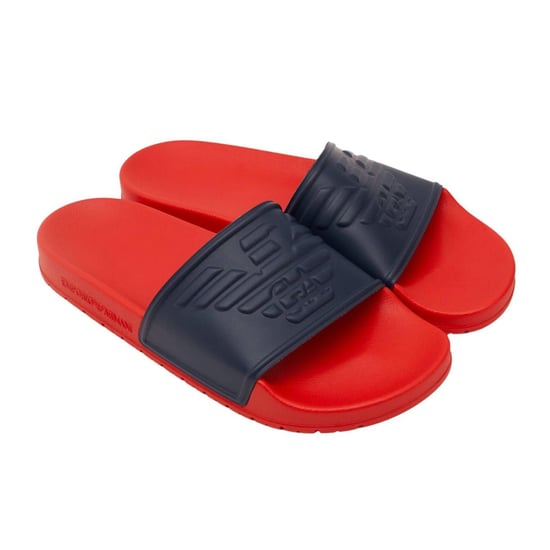 Emporio Armani - Badesandale für Herren (Marine/Rot) - Image 2