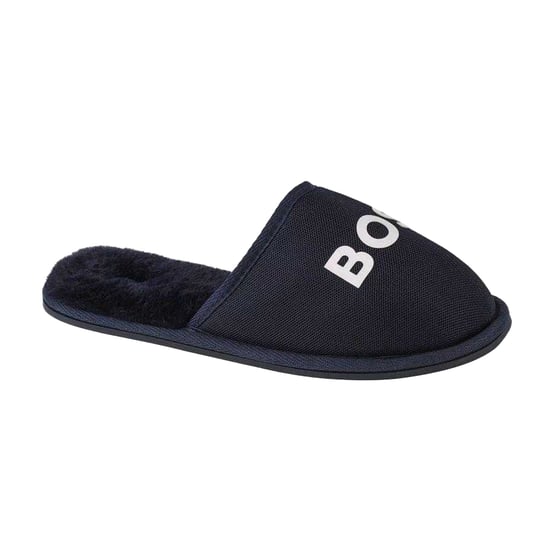 Boss - Logo Hausschuhe für Kinder (Dunkles Marineblau) - Image 1
