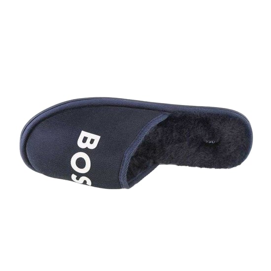 Boss - Logo Hausschuhe für Kinder (Dunkles Marineblau) - Image 4