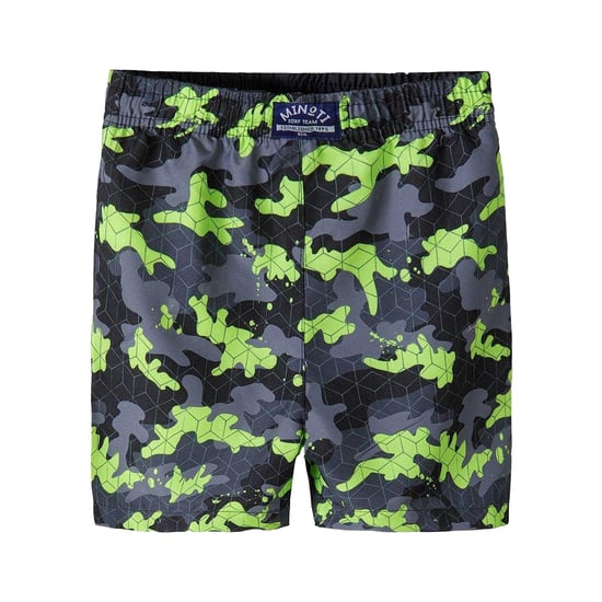 Minoti - Badeshorts für Jungen (Grün/Marine) - Image 2