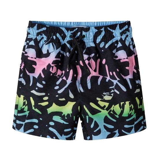 Minoti - Badeshorts für Jungen, Mesh-Futter (Schwarz) - Image 1