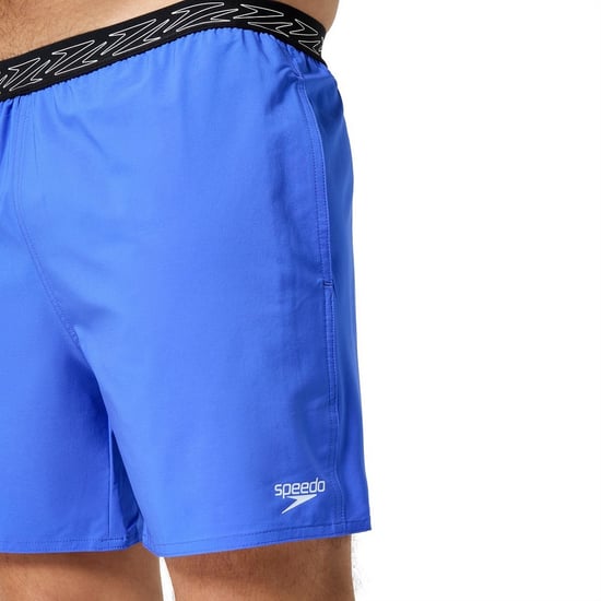 Speedo - "Hyperboom" Badeshorts Kontrastfarbener Bund für Herren (Blau) - Image 3