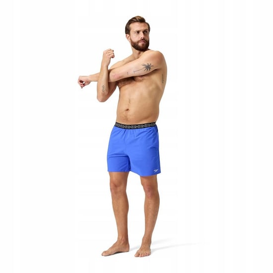 Speedo - "Hyperboom" Badeshorts Kontrastfarbener Bund für Herren (Blau) - Image 5