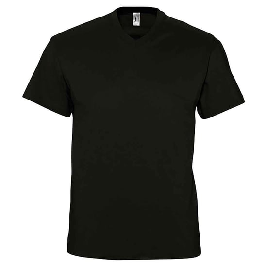 SOLS Herren Victory T-Shirt mit V-Ausschnitt (Schwarz) - Image 1