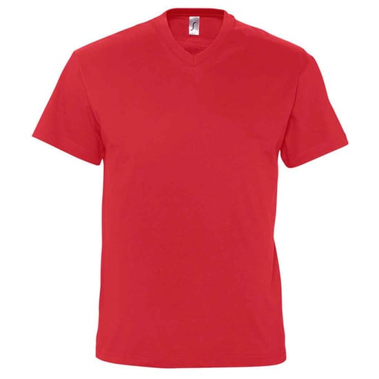 SOLS Herren Victory T-Shirt mit V-Ausschnitt (Rot) - Image 1