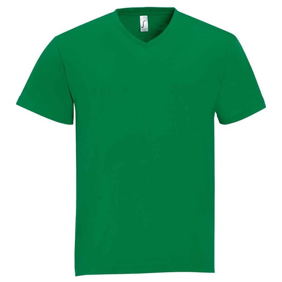 SOLS Herren Victory T-Shirt mit V-Ausschnitt (Irisches Grün) - Image 1