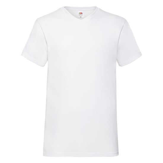 Fruit of the Loom - "Valueweight" T-Shirt V-Ausschnitt für Herren/Damen Unisex (Weiß) - Image 1