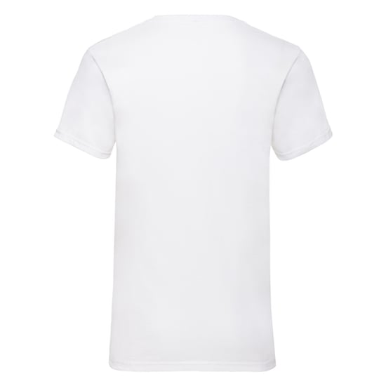 Fruit of the Loom - "Valueweight" T-Shirt V-Ausschnitt für Herren/Damen Unisex (Weiß) - Image 2