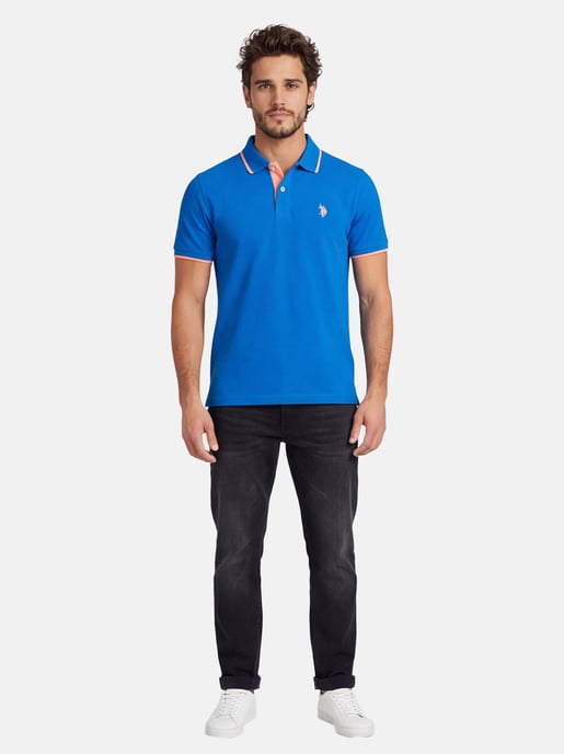 U.S. Polo Assn. Herren Poloshirt aus Baumwolle mit Kontrastdetails - Image 4
