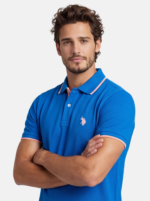 U.S. Polo Assn. Herren Poloshirt aus Baumwolle mit Kontrastdetails - Image 6