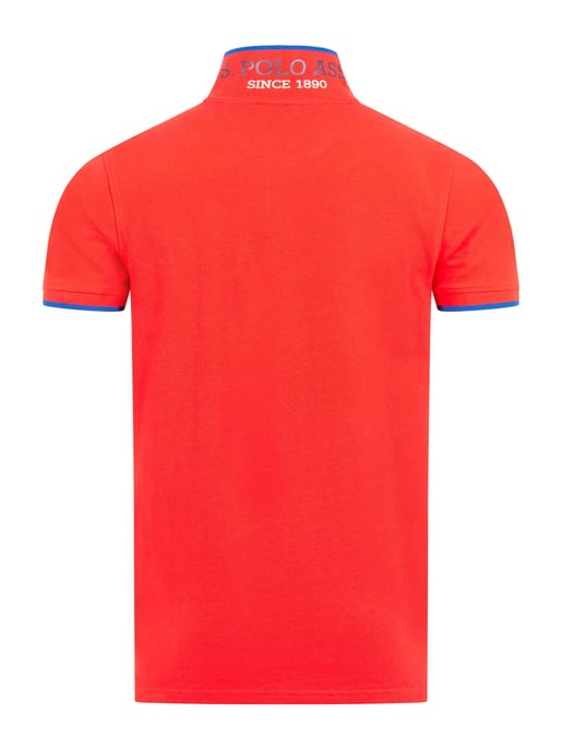 U.S. Polo Assn. Herren Poloshirt aus Baumwolle mit Kontrastdetails - Image 3