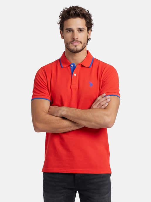 U.S. Polo Assn. Herren Poloshirt aus Baumwolle mit Kontrastdetails - Image 5