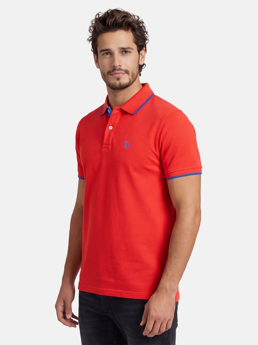 U.S. Polo Assn. Herren Poloshirt aus Baumwolle mit Kontrastdetails - Image 6